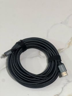 4K DisplayPort to Mini HDMI Cable 10FT, Uni-Directional DP to Mini HDMI Cable. Supports 4K@60Hz, 2K@120Hz, Video UHD, Nylon Braided, for Desktop, AMD,