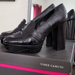 Vince Camuto Platform Loafer 6.5 Women's Croc Loafers  (Like New) $45.00 OBO