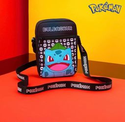 Official Pokemon Bulbasaur Crossbody Shoulder Bag Factory Sealed New Gift