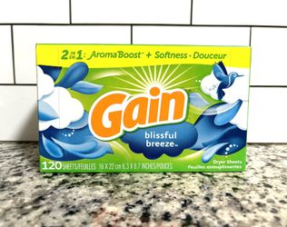 Gain Blissful Breeze Laundry Dryer Sheets 120 ct