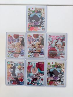Round 1 one piece promo Tony Tony chopper Nico robin sanji jinbe franky