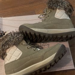 Beige Waterproof Size 9 Bear Claw Becka Boot 