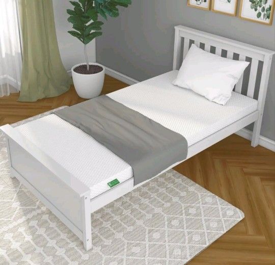 Max & Lily 5” Mattress for Kids Bed/Bunk Bed/Trundle Memory Foam Twin
