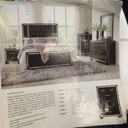 5 Piece Bedroom Set like New