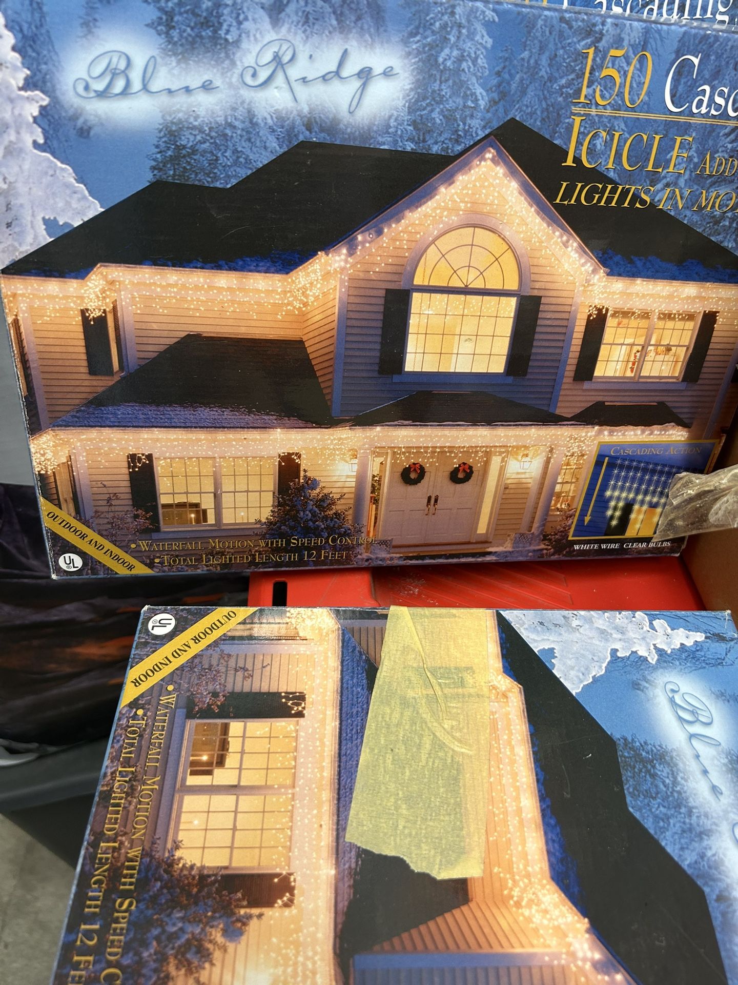 Icicle Christmas Lights - 9 Boxes!
