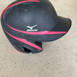 Mizuno Batting Helmet BLK/RED