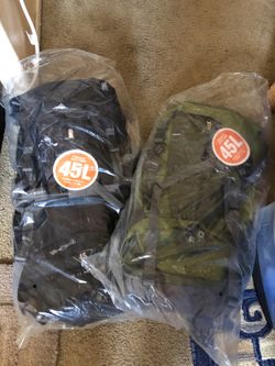 High Sierra 45L backpacks