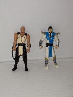 Jazwares MORTAL KOMBAT MK9 - BARAKA And Raiden - 3.75" Loose Action Figure Rare