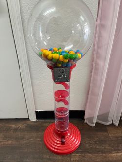 Sweet N Fun Red Plastic Candy Dispenser