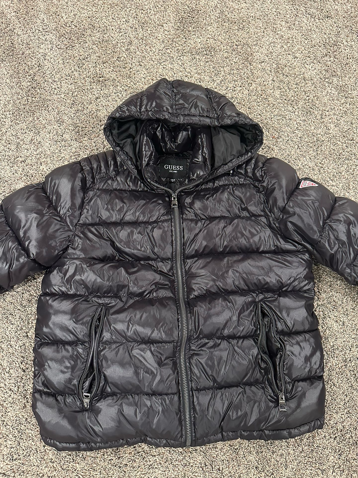 GUESS Men’s Hooded Puffer Coat
