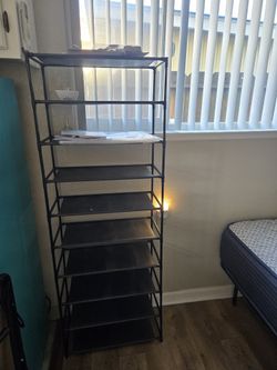 Tall Skinny Shoe Rack Shelving
