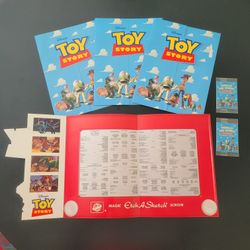 🔥 RARE 1995 Toy Story El Capitan Premiere Program Playbill + Unopened Collector Cards Disney Pixar Woody Buzz Disneyland 

✨ Overall good condition

