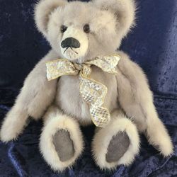 Blond Mink Teddy Bear