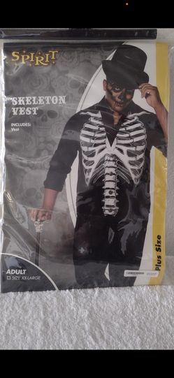 Halloween Skeleton  vest
