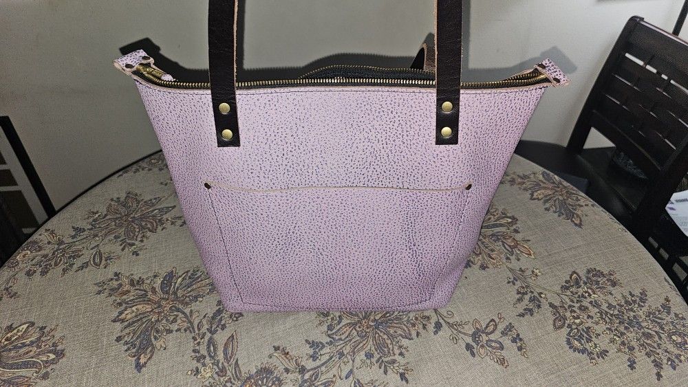 Portland Leather Goods Unicorn Lilac Medium Tote