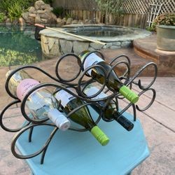 Cast Iron Wine Holder