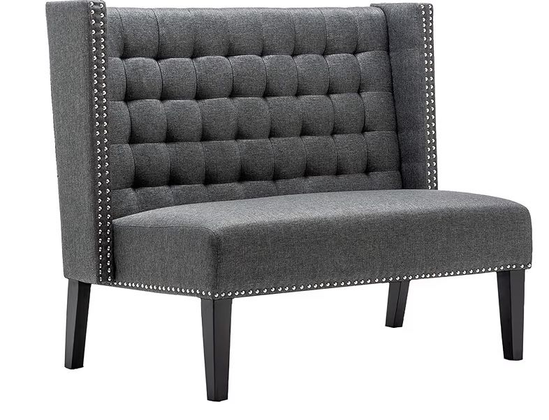 Gray settee