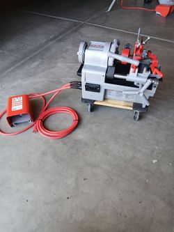 Ridgid 1215 pipe threader machine