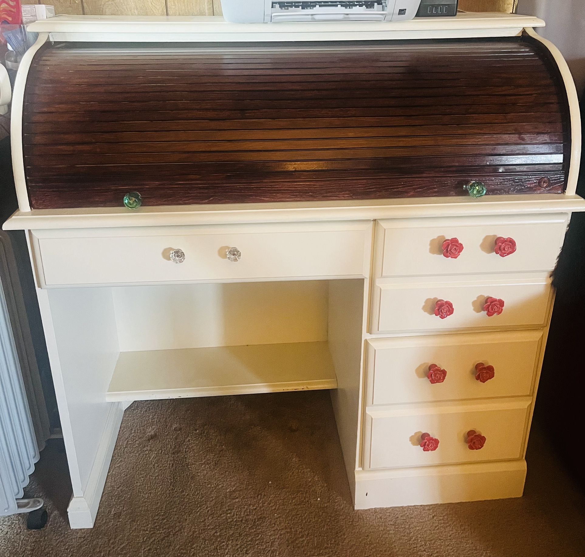 Antique Roll Up Desk