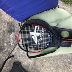 Used tennis rackets