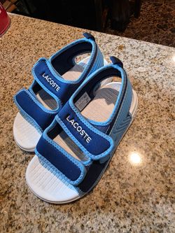 Kids Lacoste boys girls sandals shoes size 1 Good condition