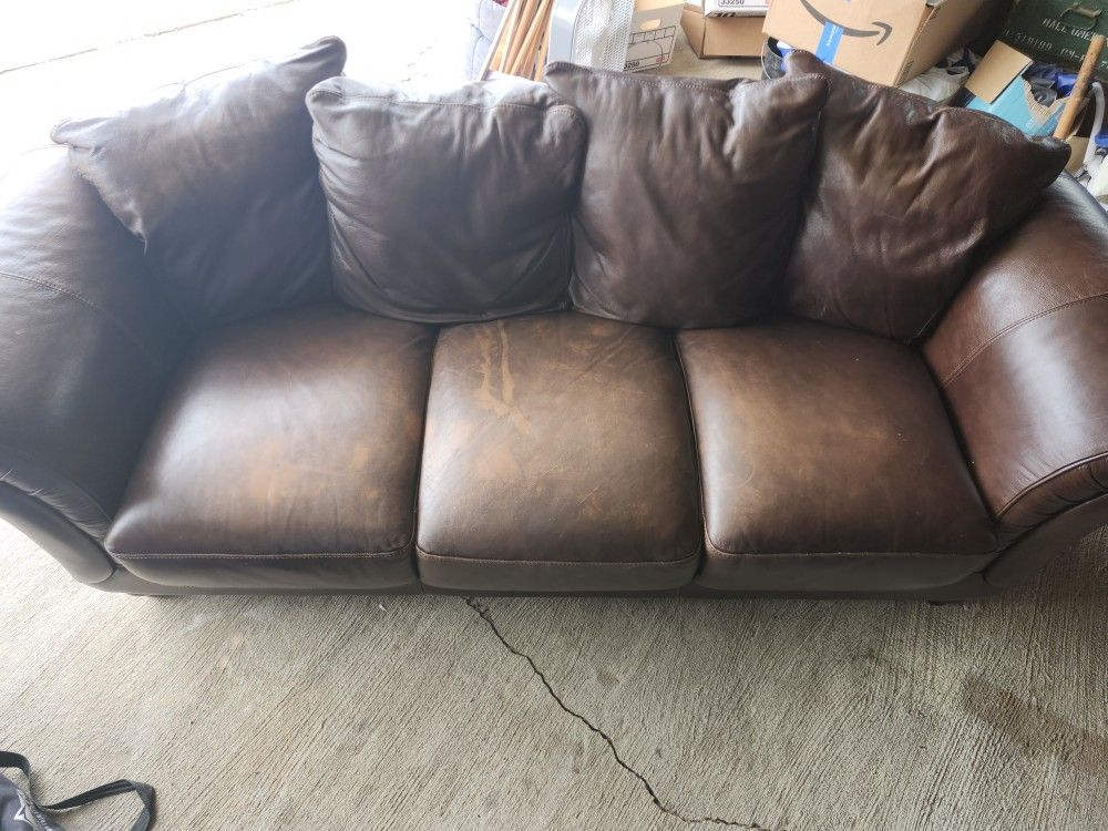 Leather Couch