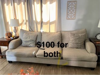 Sofa and love seat
