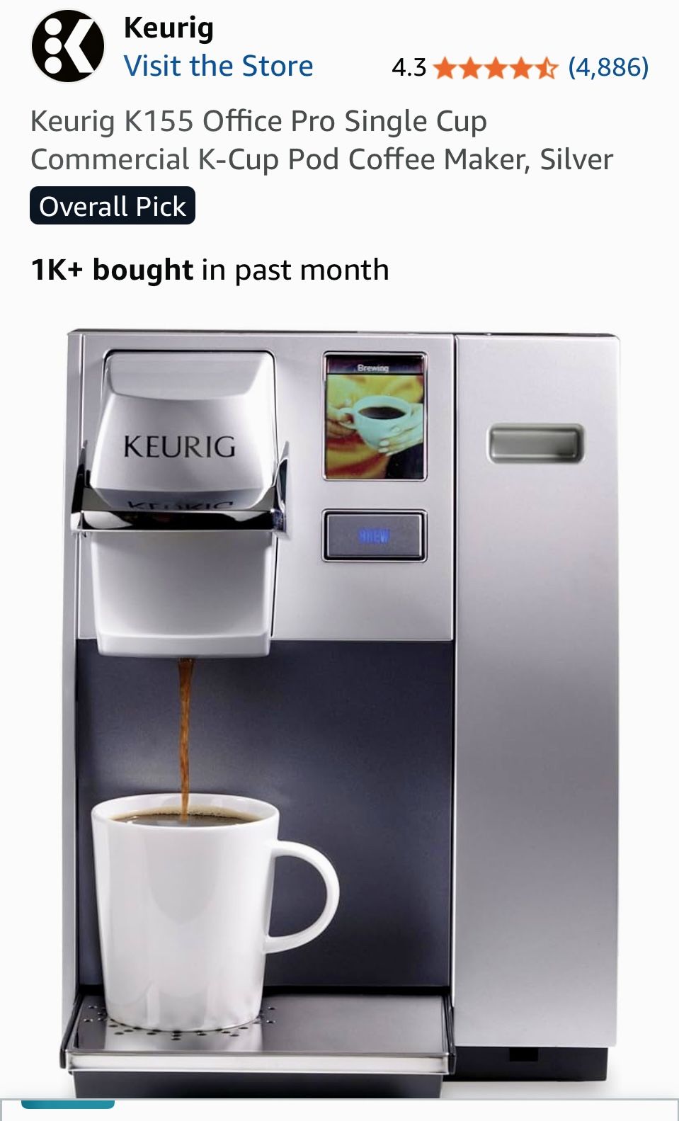 Commercial Keurig Coffee Maker