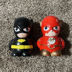 Flash And Batman Piggy Banks
