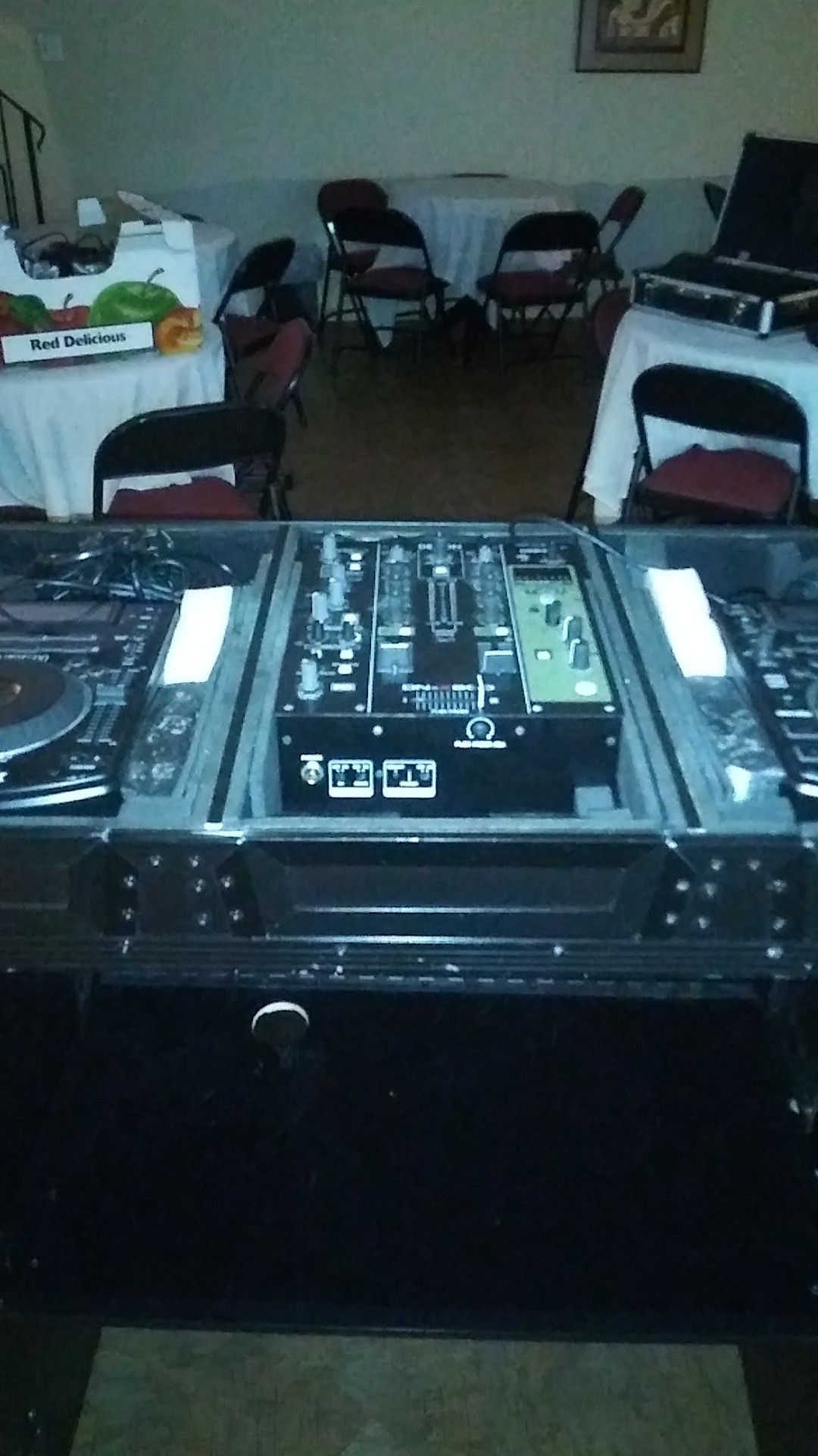 Have two numark ndx 500, denon dn x600 mixer odyssey cuffin and stand all in excellent condition.