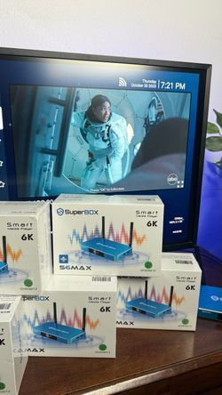 SuperBox S6 Max 6K Android Smart TV Box | Sports Movies TV | Voice Remote | No Monthly Fees