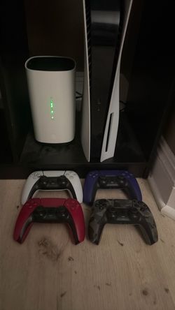 PlayStation 5 Console with 4 DualSense Controllers