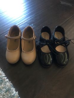 Little girl tap shoes