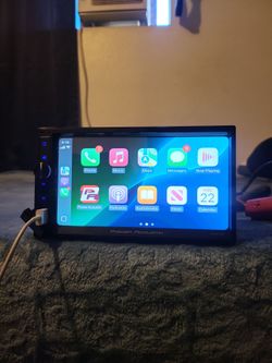 Power Acoustik Double Din Stereo With Apple Car Play And Android Auto