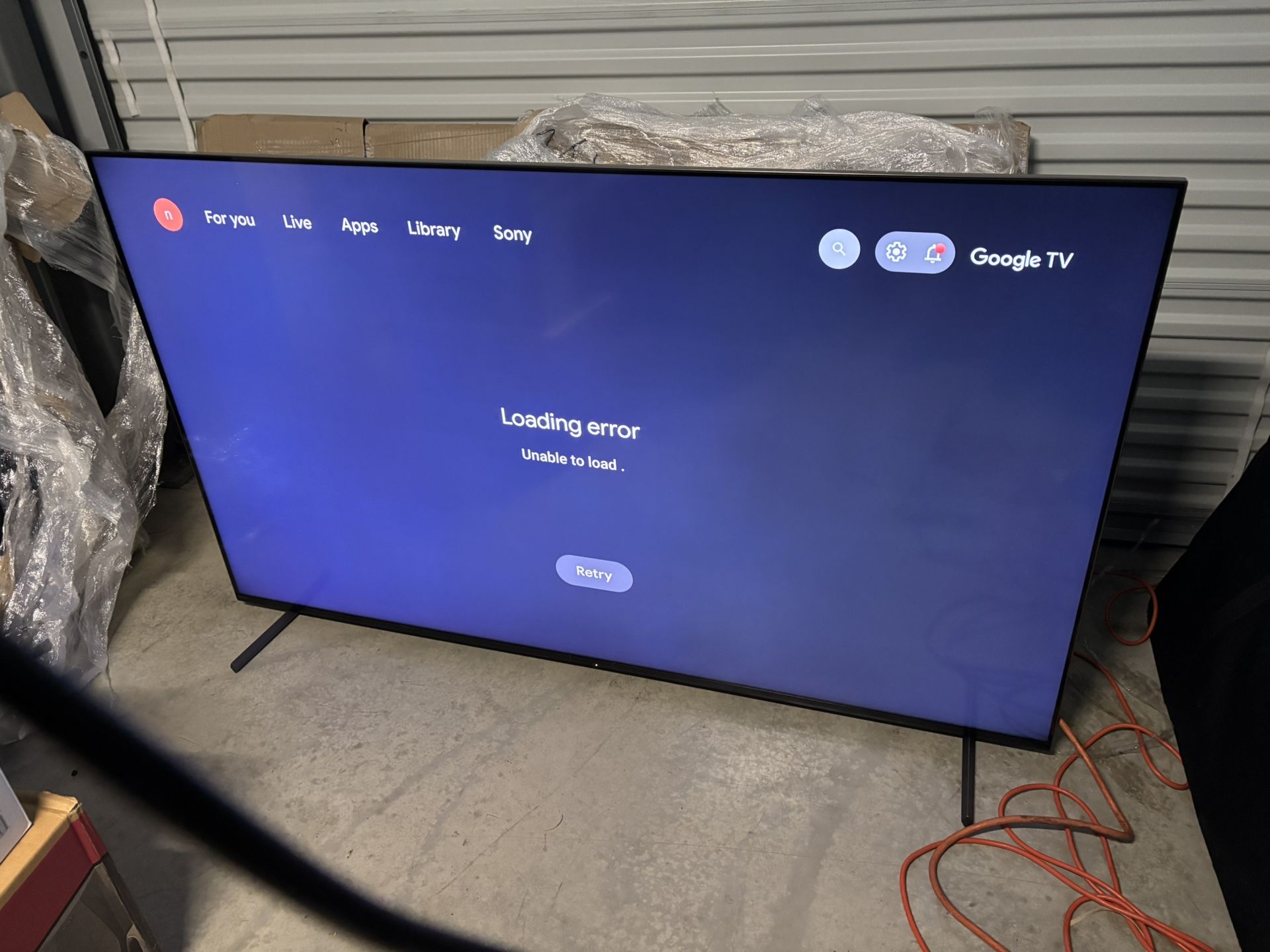 PICKUP ONLY 75’ Sony Bravia Google Tv