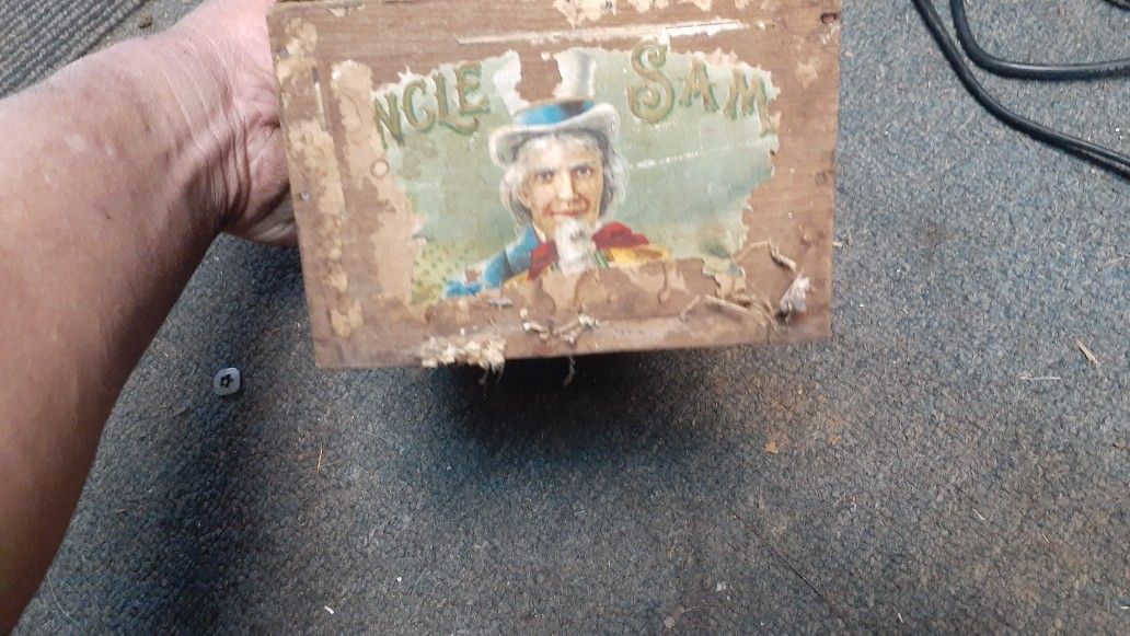 Cigar Box From Richmond Virginia With Uncle Sam On It