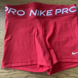 Nike Pros Womens Shorts Size M 3” Inseam