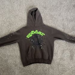 Sp5der Hoodie “Slate Gray”