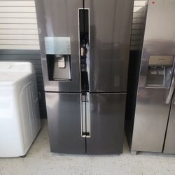 New Samsung Black Stainless Steel Fridge