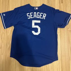 Majestic Corey Seager Los Angeles Dodgers Jersey Mens Large MLB Baseball #5