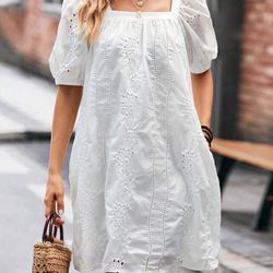 Beautiful white dress For Summer.