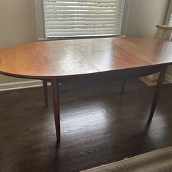 Wood Dining Table With Extension 