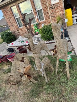 Christmas light reindeer bundle