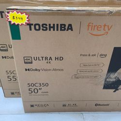 Toshiba 50" 4K TV Brand New! $349 Cash Or Card!!