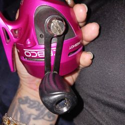 Pink Fishing / Reel. No pole See Pics