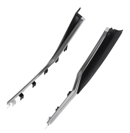 Aramox Center Console Trims with LED Ambient Light, (Black)