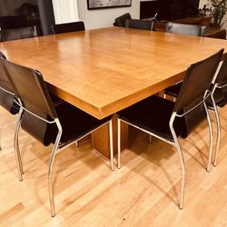 Large Square  Dining Table - 60”x60” Can Deliver Within Kirkland