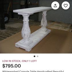 Solid Wood Console Table