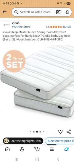2 Twin Mattress