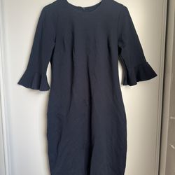 Classic Banana Republic Navy Work/Cocktail Dress (Size 8)